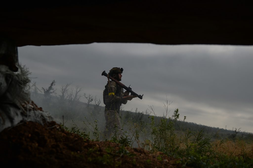 Forgotten On the Line donetsk reegion, ukraine: ukrainian infantry battles russian forces and fpvs along the zero line